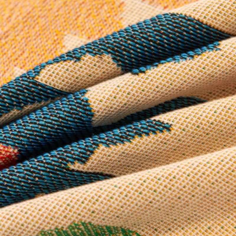 Nordic Style Sofa Blanket One Piece Fully Wrapped Dust-proof Cloth Four Season Universal Anti Slip Multifunctional Blanket Home Textiles Decoration