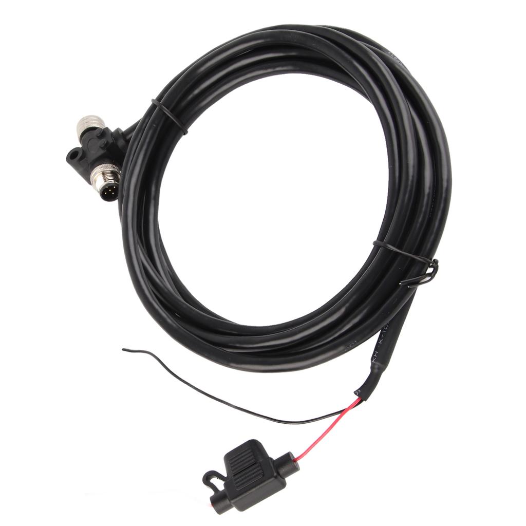 For NMEA2000 Starter Cable with T Connector Fuse 3Meter 5Pin M12 Thread IP67 Waterproof for Simrad Networks