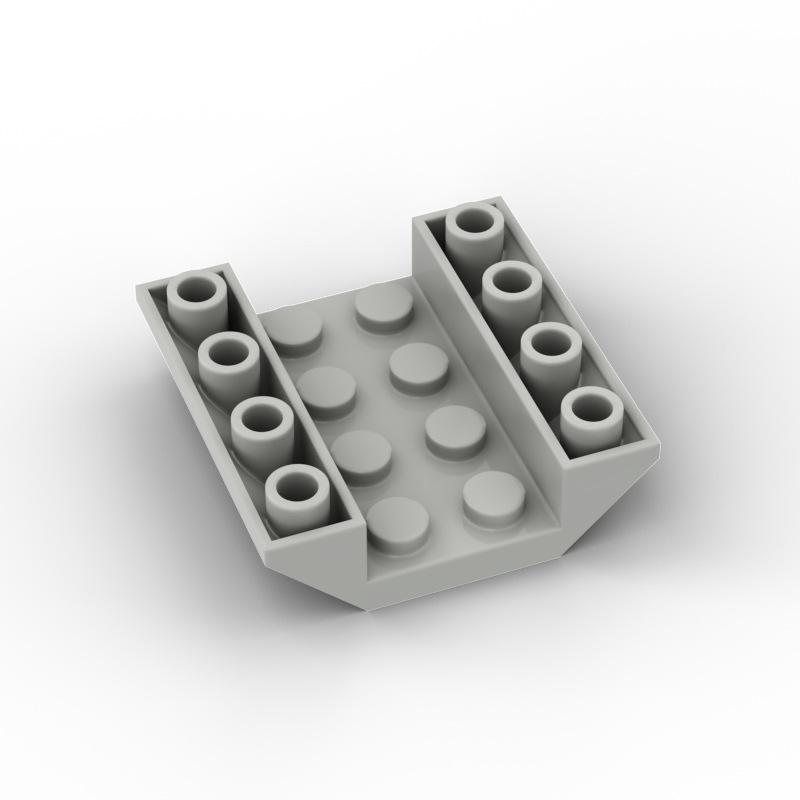20pcs 45° 4x4 Double Inverted with Open Center 2 Holes Building Blocks MOC Parts Toys Compatible 72454/4854