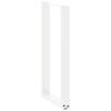 Coffee Table Legs, 2 Pcs, White, 38X(72-73) Cm, Steel
