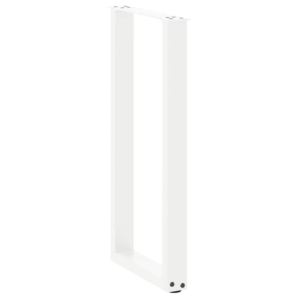Coffee Table Legs, 2 Pcs, White, 38X(72-73) Cm, Steel