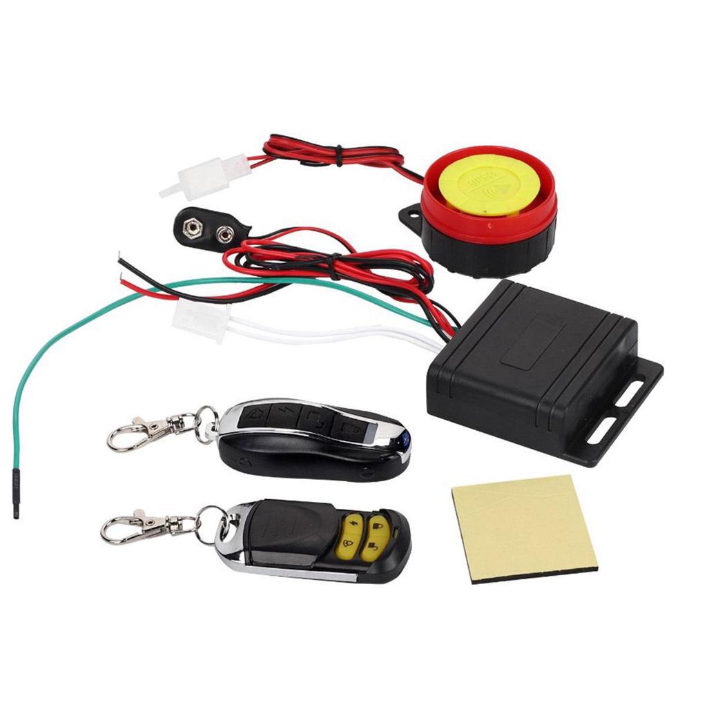 12V Motorcycle Anti-Theft Alarm with Remote Control