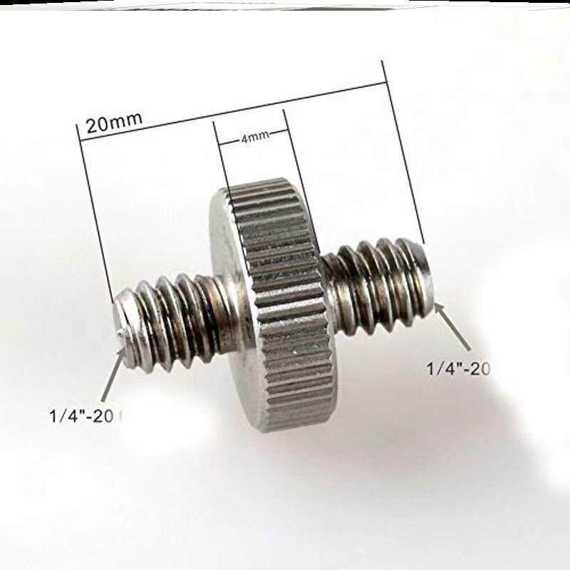 Universal Mobile Phone Holder with 1/4  Double-Way Connector for Live Streaming and Camera Mount Adapter.