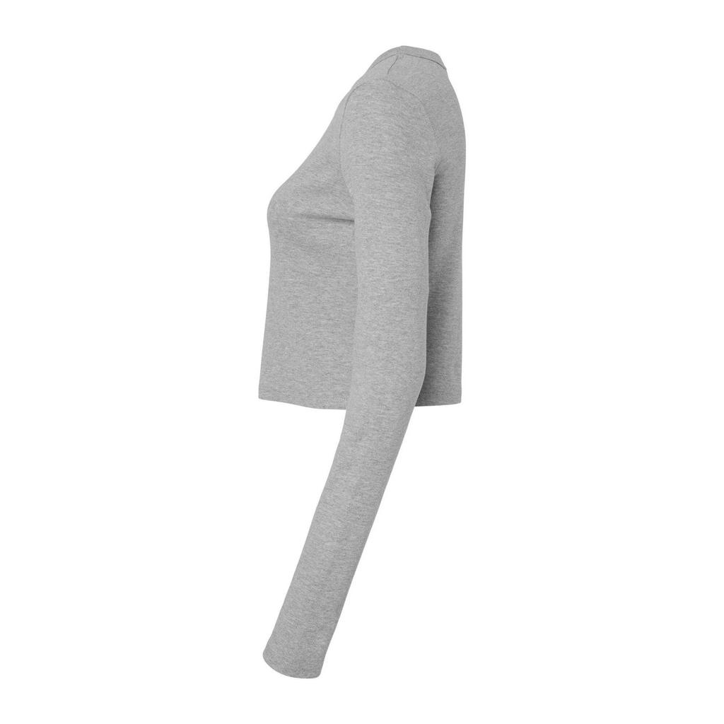 Bella + Canvas Womens/Ladies Micro-Rib Long-Sleeved T-Shirt