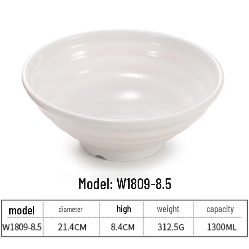 A5 Melamine Ramen Noodle Bowl