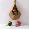 3 ks ručně tkaná síť na ovoce Ptačí hnízdo Stylové jemné zpracování Síťová taška s dlouhou životností Prostorné úložné řešení