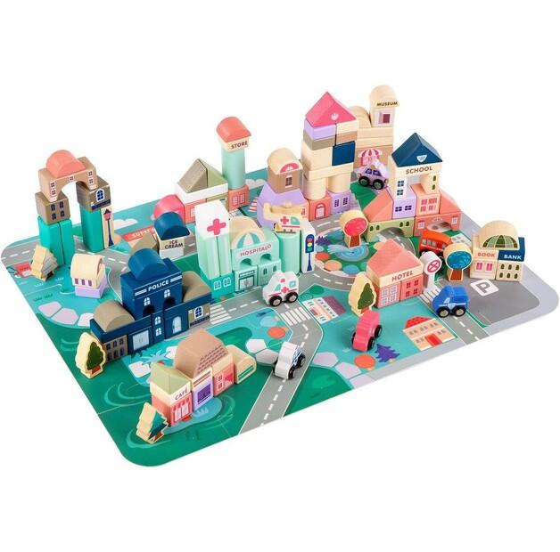 Конструктор развивающий Kinderplay набор Дорога и город