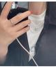 Elegant Korean Double Layer Heart Necklace - Retro Fashion Clavicle Chain for Women