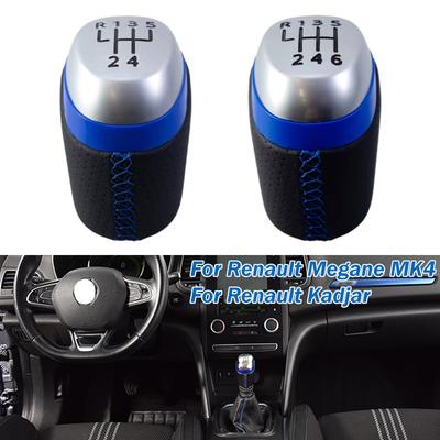 5 6 Speed Gear Shift Knob For Renault Megane MK4 BFB Kadjar Talisman 2015-2022 328654845R Car Interior Replacement Accessories