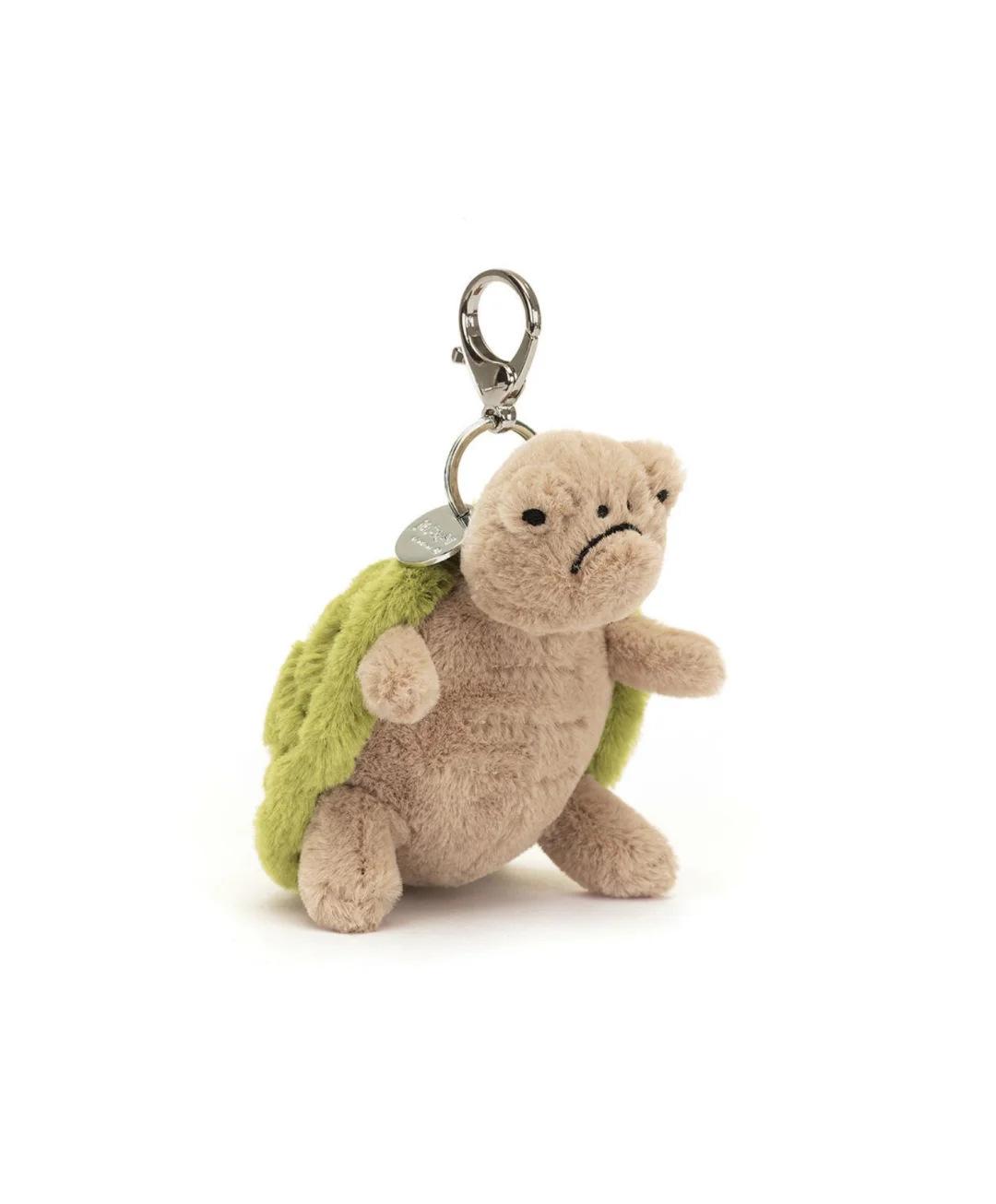 JC Serie Leuke Dierlijke Knuffel Pluche Sleutelhangers Pinguïn Kikker Beer Schildpad Zacht Speelgoed Bedeltjes voor Tassen Decoratie Ideaal Verjaardagscadeaus voor Kinderen beige