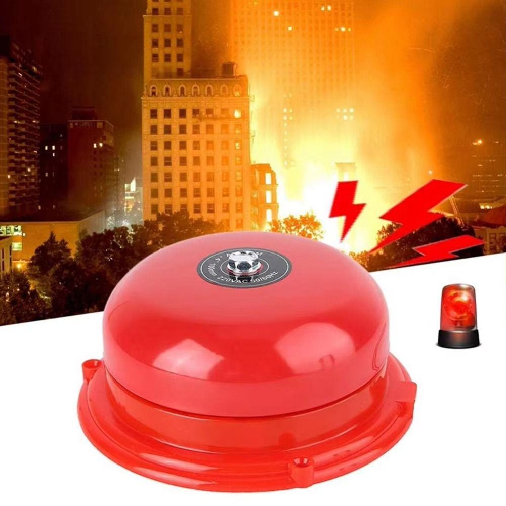 AC 220V Point Fire Alarm Waterproof Manual Call Alarm Bell Fire Alarm Bell  Office Entrance
