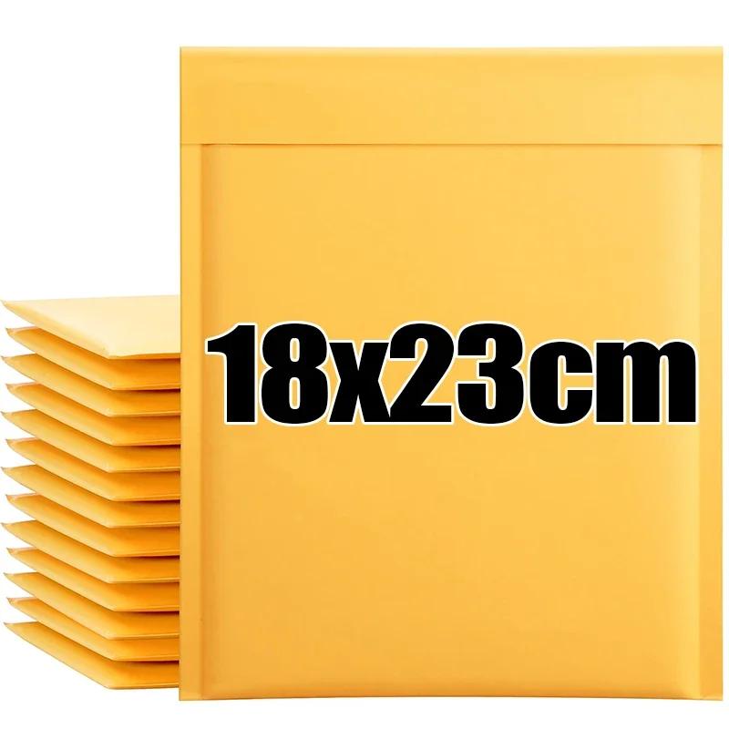 Kraft Paper Shipping Bags Mailer Self Seal Adhesive Bubble Padded Envelopes Bag Waterproof Business Gift Postal Packaging Pouch