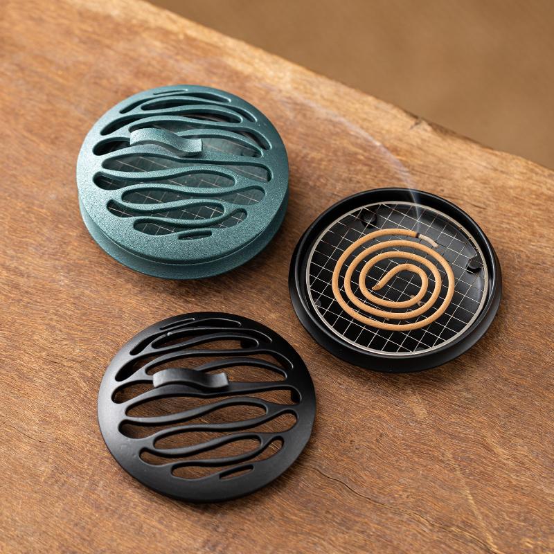 Creative Retro Hollow Zinc Alloy Backflow Incense Holder - Home Decor Fragrance Incense Burner Censer