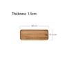 Leeseph Wooden Square Trays for Serving, Wooden Plates Serving Board for Cheese Appetizer Charcuterie Food Dessert Home Party