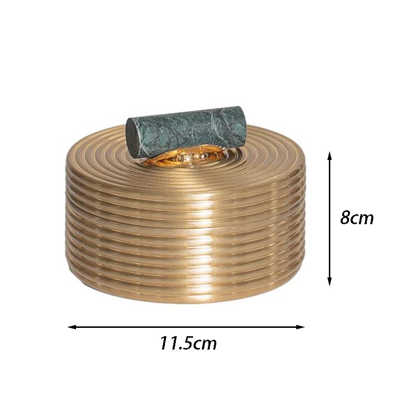 

Metal Jewelry Box Round Earrings Ring Storage Boxes Women s Jewelry Organizer Display Box Luxury Desktop Decoration Ornament