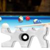 Transparent Acrylic Snooker Billiards Cue Rack Moosehead Heads Accessory for Nine Ball Club