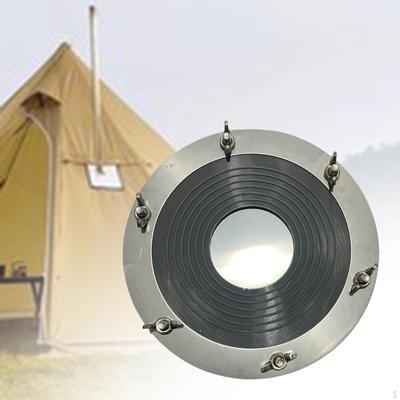 Solin de tuyau de toit à base ronde en silicone pour abris de jardin, garages, cabanes