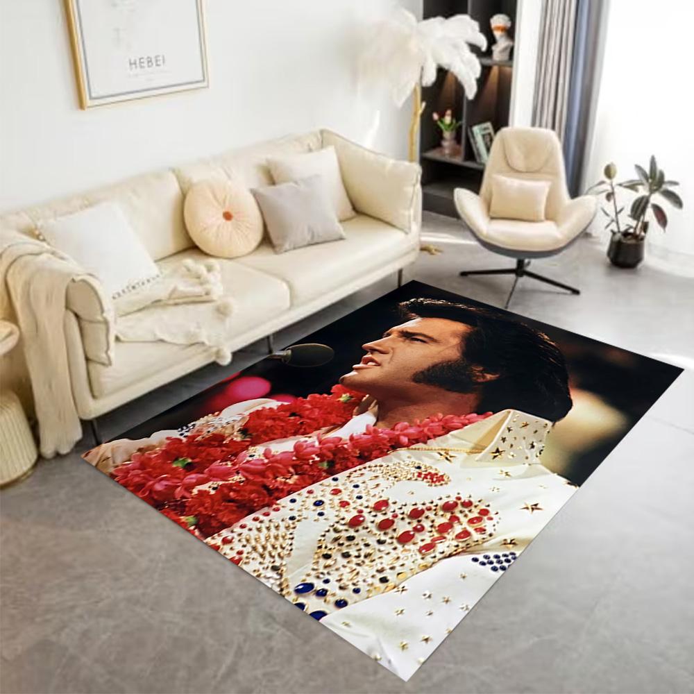 Epic Elvis Concert Performance Floor Rug Office Rug Perfect for Balcony Outdoor Kitchen Hallway Anti-slip Rug Office home decor Wedding Party Gift