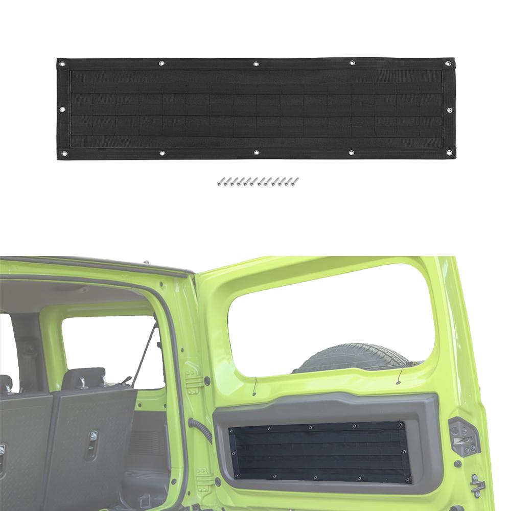 

Rear Door Panel Molle Storage Bag Tools Organizer for Suzuki Jimny JB64 JB74 2019-2026 Tailgate Interior Accessories Tidying чёрный