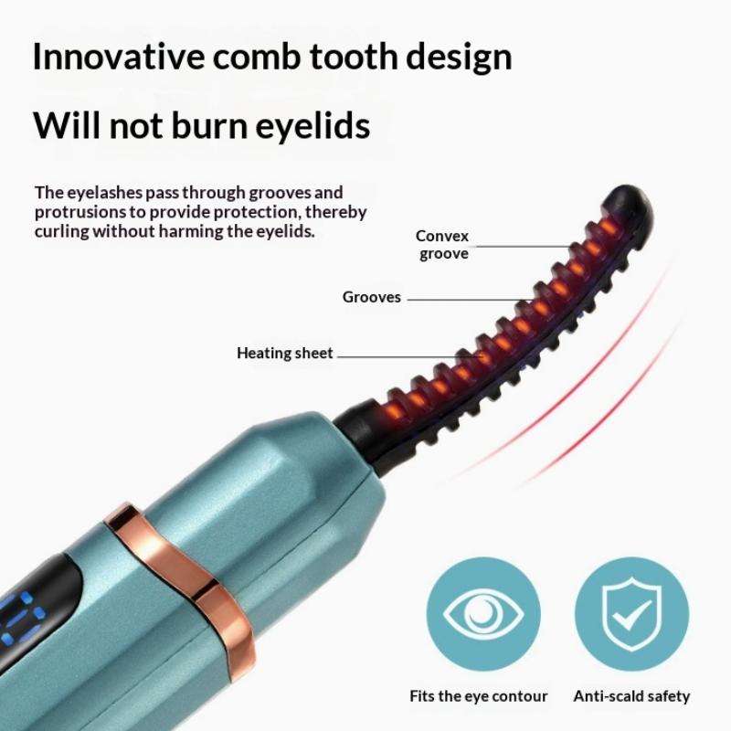 Advanced Electric Heated Eyelash Curler for Effortless Professional Look