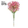 UV-Resistant Artificial Flowers 20&36 Stems Realistic Touch Gypsophila Bouquets for Weddings Home Decor Weatherproof Plastic Fake Flowers for Outdoor