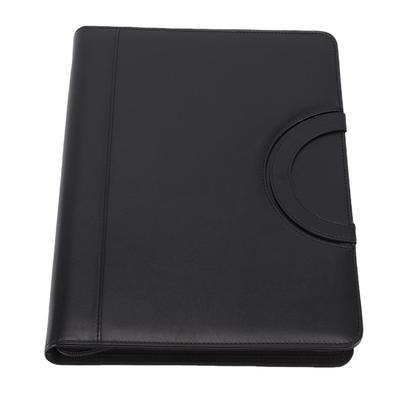 Portfolio z PU kůže se zipem 10 kapes na dokumenty 30 listů zápisník 4 kroužkový pořadač A4 Organizér na dokumenty 10,1 palce