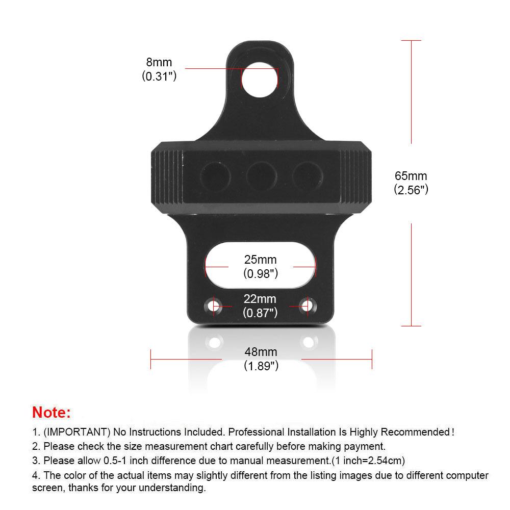 3-Port Mounting Bracket Kit for Boost Controller Solenoid Valve, Compatible with MAC and AEM