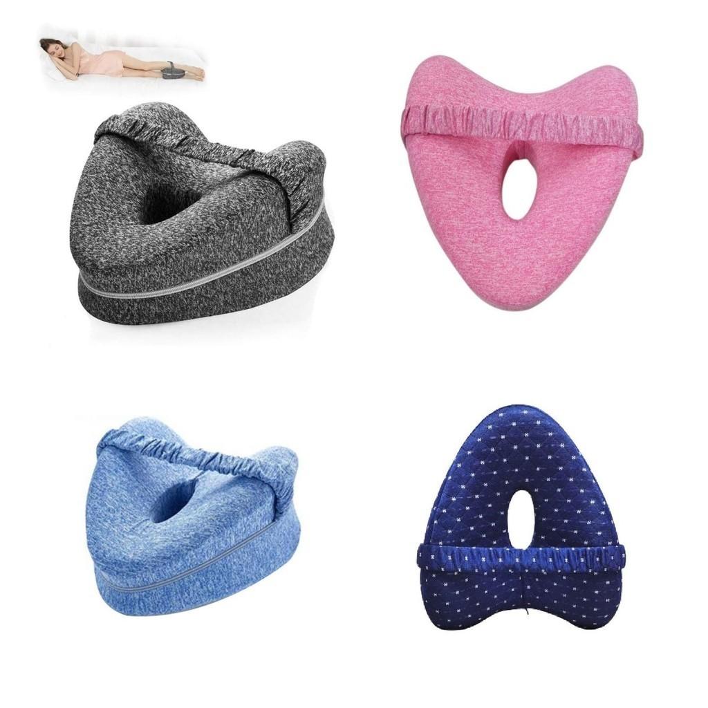 Heart-shaped Memory Foam Leg Pillow For Better Sleep And Improved Posture With Hollow-out Pattern