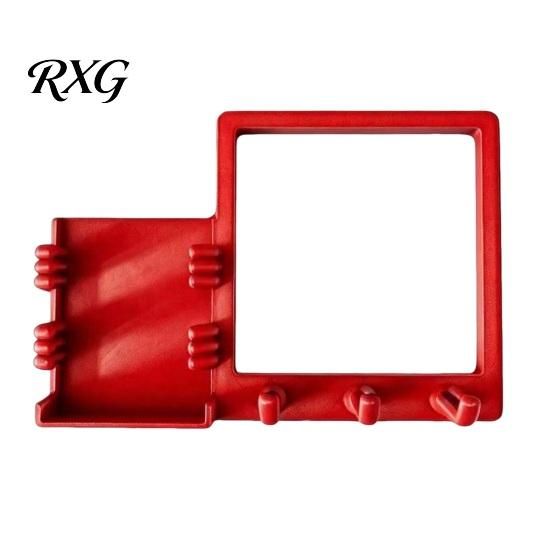 Elegant Wall Mounts Switch Decor Hook, Mounted Space Saving Design, Remote Control Decorative Entryway Hooks Storage Box, Key Holder for Living