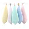 1Pc 20x20cm Solid Color Cotton Soft Absorbent Home Bathroom Children Kids Baby Small Square Face Towel