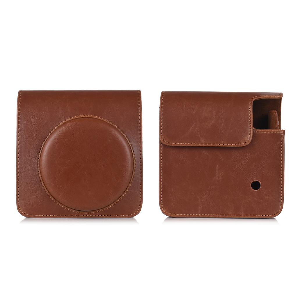 Instant Camera Storage Case Camera Bag PU Leather Magnetic Buckle with Shoulder Strap Compatible with   Square SQ40  SQ1