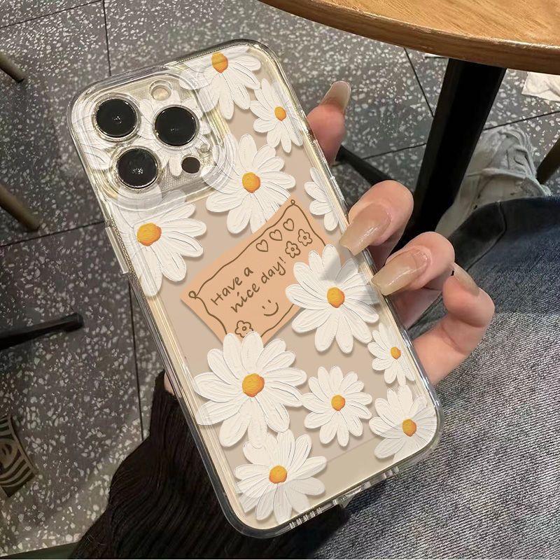 INS Red Cherry Floral Clear Case for Xiaomi Redmi Note 14 13 12 Pro Plus 5G 11 10 Pro 12S 11S 10S 4G Redmi 14C 13C 12 13 Cover