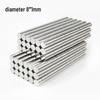 Neodymium Iron Boron Super Strong Double-Sided Refrigerator Magnets - Round & Square