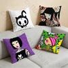 TTokidokiS Pillow Case Antidustmite Pillowcase Invisible Zipper Silky Short Plush Sofa Cushion Cover