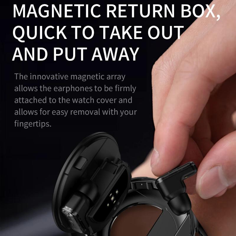 2025 New 2 In 1 TWS Headset Smart Watch 1.39" Women Men Sport Fitness Heart Rate Health Tracker Watches Earphone Music Smartwatch