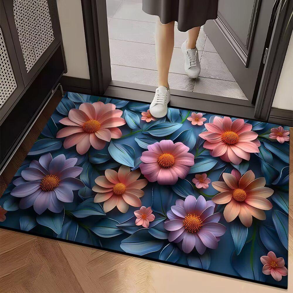 

Впитывающий коврик для ванной комнаты и туалета, противоскользящий и износостойкий коврик для ног, коврик для входной двери 40cm*60cm