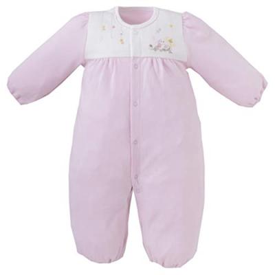 Angel Made in Japan Neugeborenen Baumwolle Glatt All T4107 100% Zwei-Wege 50-70cm (0-6 Monate) (Rosa)