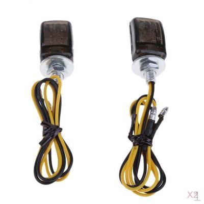 4pcs Universal LED Small Indicators Turn Signals Motorcycle MotorBike for