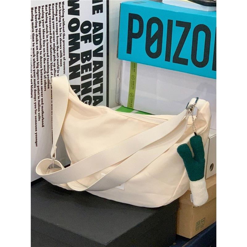 

Summer New Women s Bag Large Capacity Casual Nyl Crossbody Bag Dumpling Bag High Grade Blue Solid Color Shoulder Bags 2026