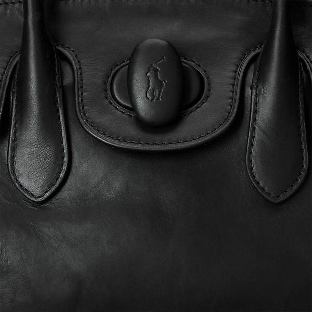 Polo Ralph Lauren Women S Waxed Leather Medium Belport Satchel  Wapobag08920054001 