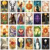 50 Tarot Cards, Wall Cards, Retro Wall Decoration Cards, Posing Ins Life Decoration Background Ming