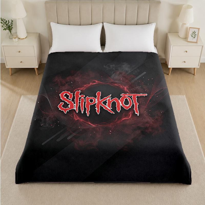 Coperta in Flanella con Stampa Slipknot Morbida Leggera Coperta Pluche per Letto Divano Uso Domestico