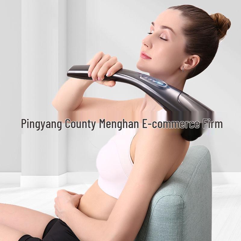 Cervical Vertebra and Full-Body Rechargeable Massager: Neck, Shoulder, Waist, Leg Vibration Massage Hammer