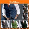Gilet casual a quadri da uomo Stile europeo e americano Vestibilità slim Fibra di poliestere Stagione primaverile e autunnale