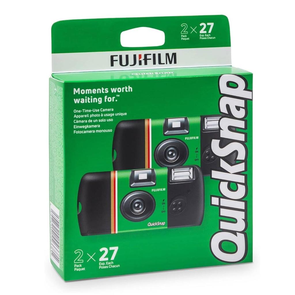 Fujifilm QuickSnap Flash 400 Disposable 35mm Camera 2 Pack