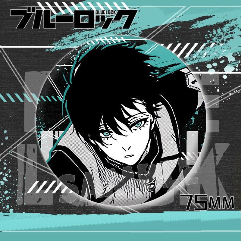 

Синий замок двойной мигающий значок 75 мм нагрудная брошь косплей аксессуары ювелирные изделия подарки