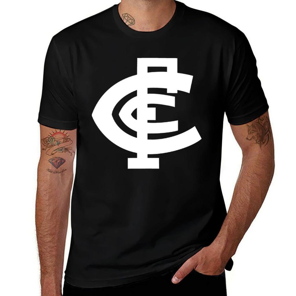 Carlton Logo Tshirt Street Fashion Casual Tee Shirt