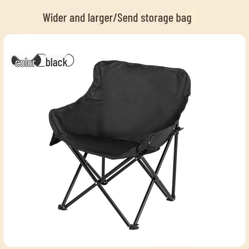 Składane krzesło rozkładane Moon - Idealne na balkon, do sypialni lub na przerwy obiadowe.