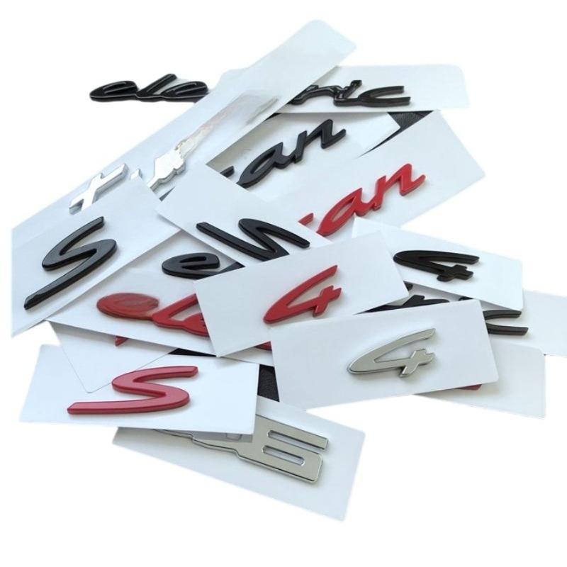 3D Car Letter Rear Trunk Logo Emblem Badge Auto Accessories