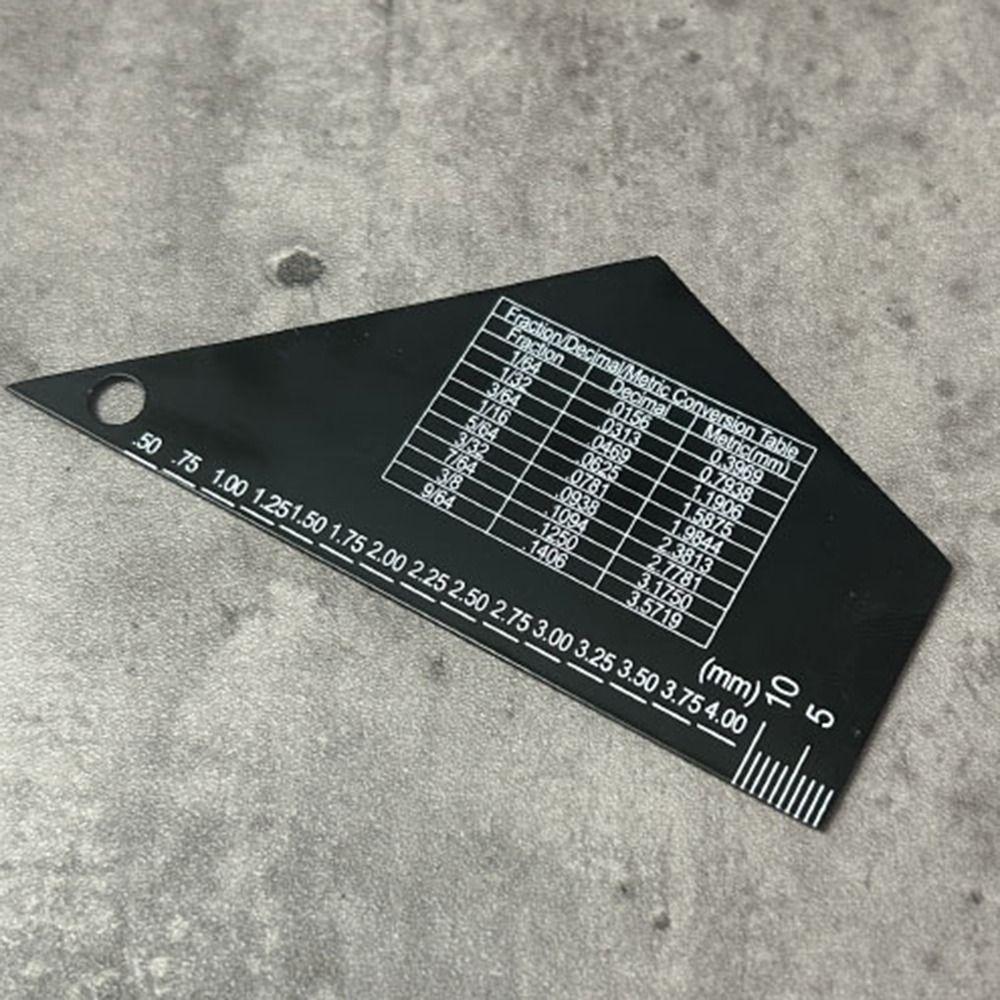 Precise Etched Guitar String Action Gauge Aluminium Zinc Zinc Alloy Buzzing Fret Catcher  Folk Guitar